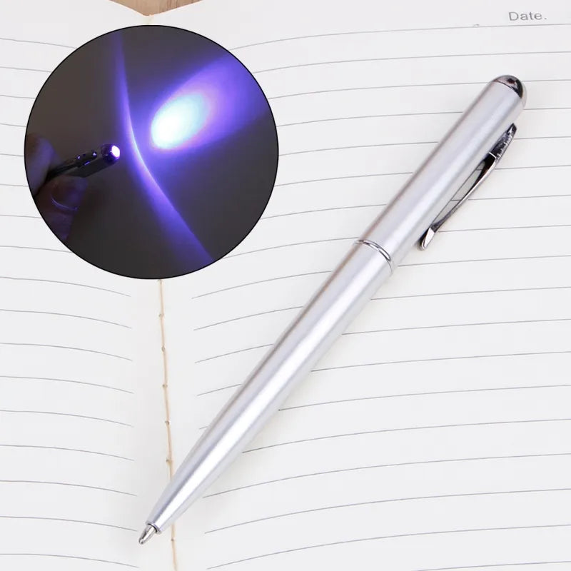 UV Light Pen - Secret Message Writer with Invisible Ink, Fun Stationery for All Ages