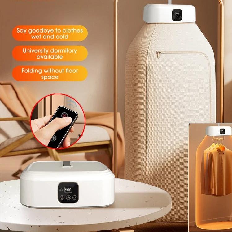 Foldable Electric Clothes Dryer Heater & Sanitizer